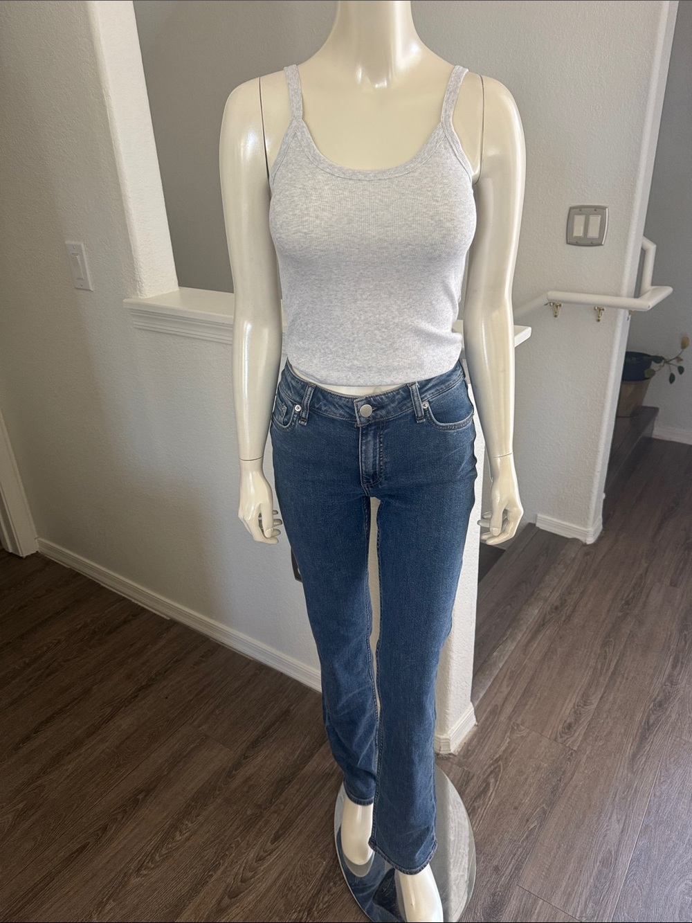 rag & bone Blue Flare Jeans